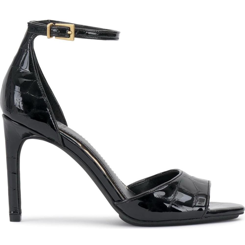 Vince Camuto Glossy Black Heels - Picture 2 of 5